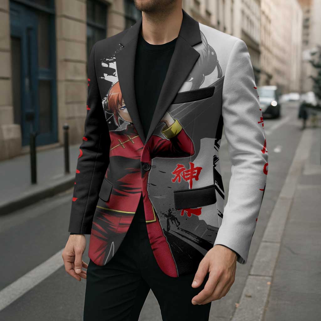 Kagura Blazer Fierce Comedy Martial Ink Style