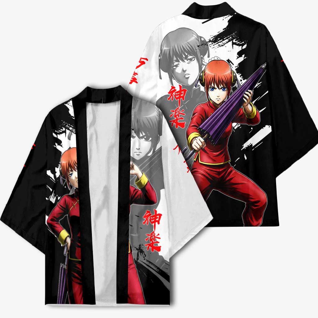 Kagura Kimono Fierce Comedy Martial Ink Style