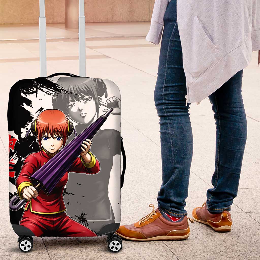Kagura Luggage Cover Fierce Comedy Martial Ink Style