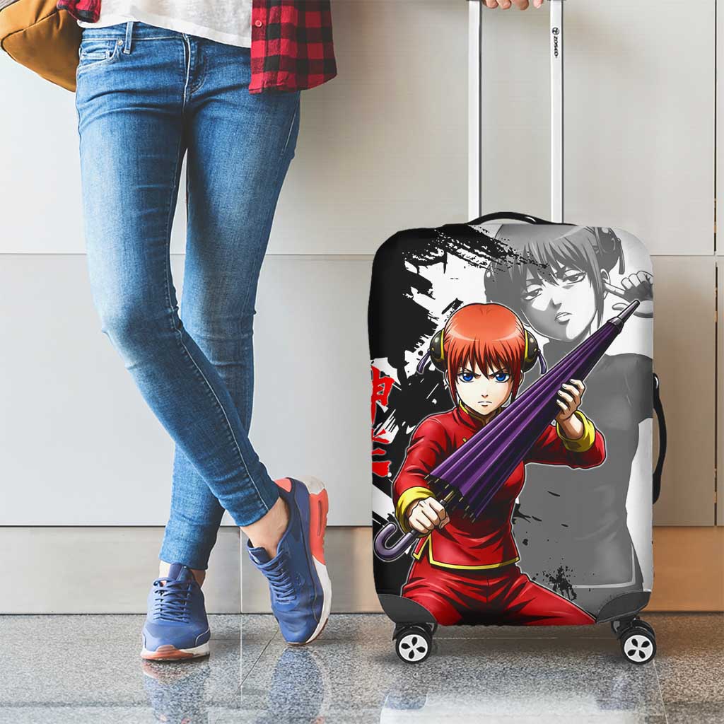 Kagura Luggage Cover Fierce Comedy Martial Ink Style
