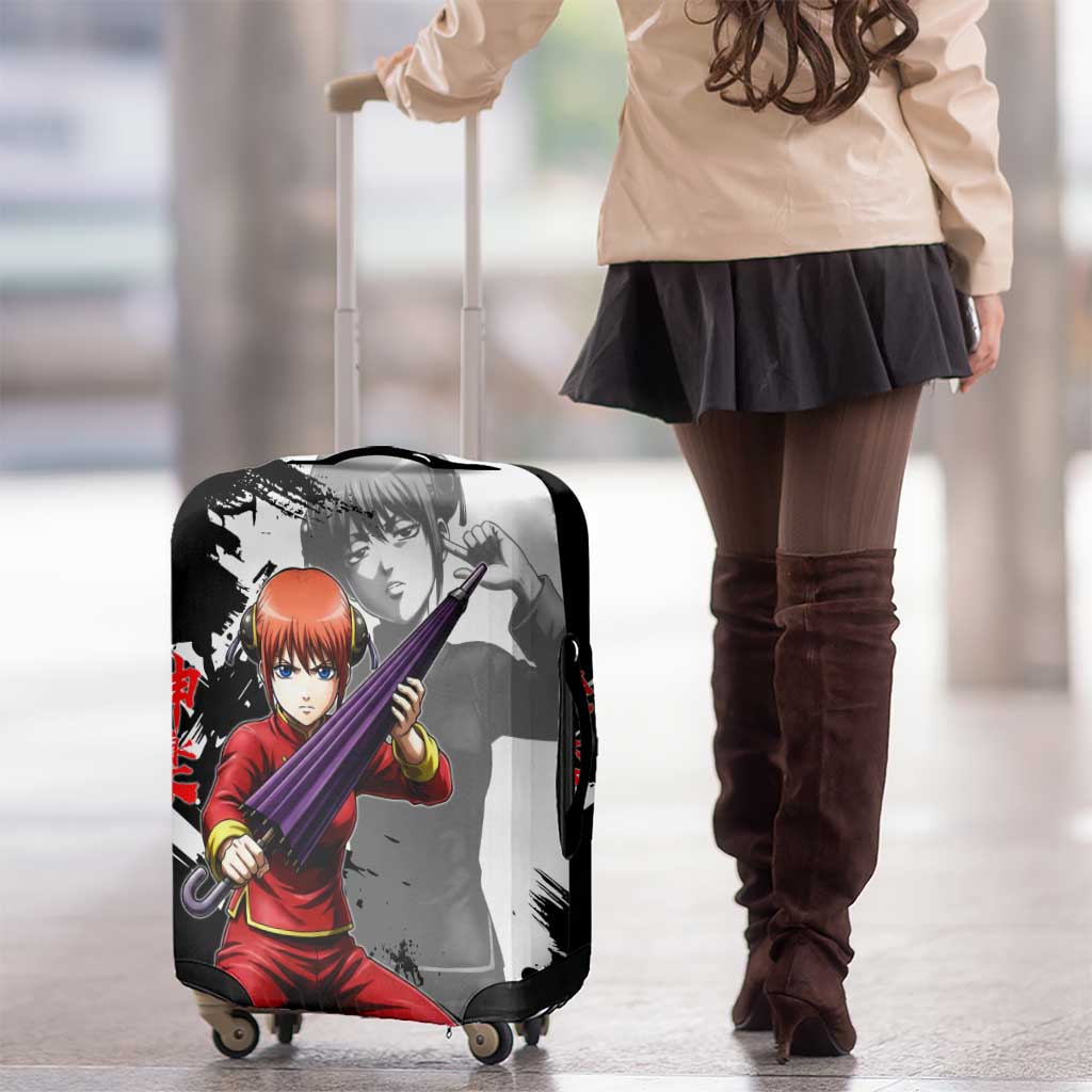 Kagura Luggage Cover Fierce Comedy Martial Ink Style