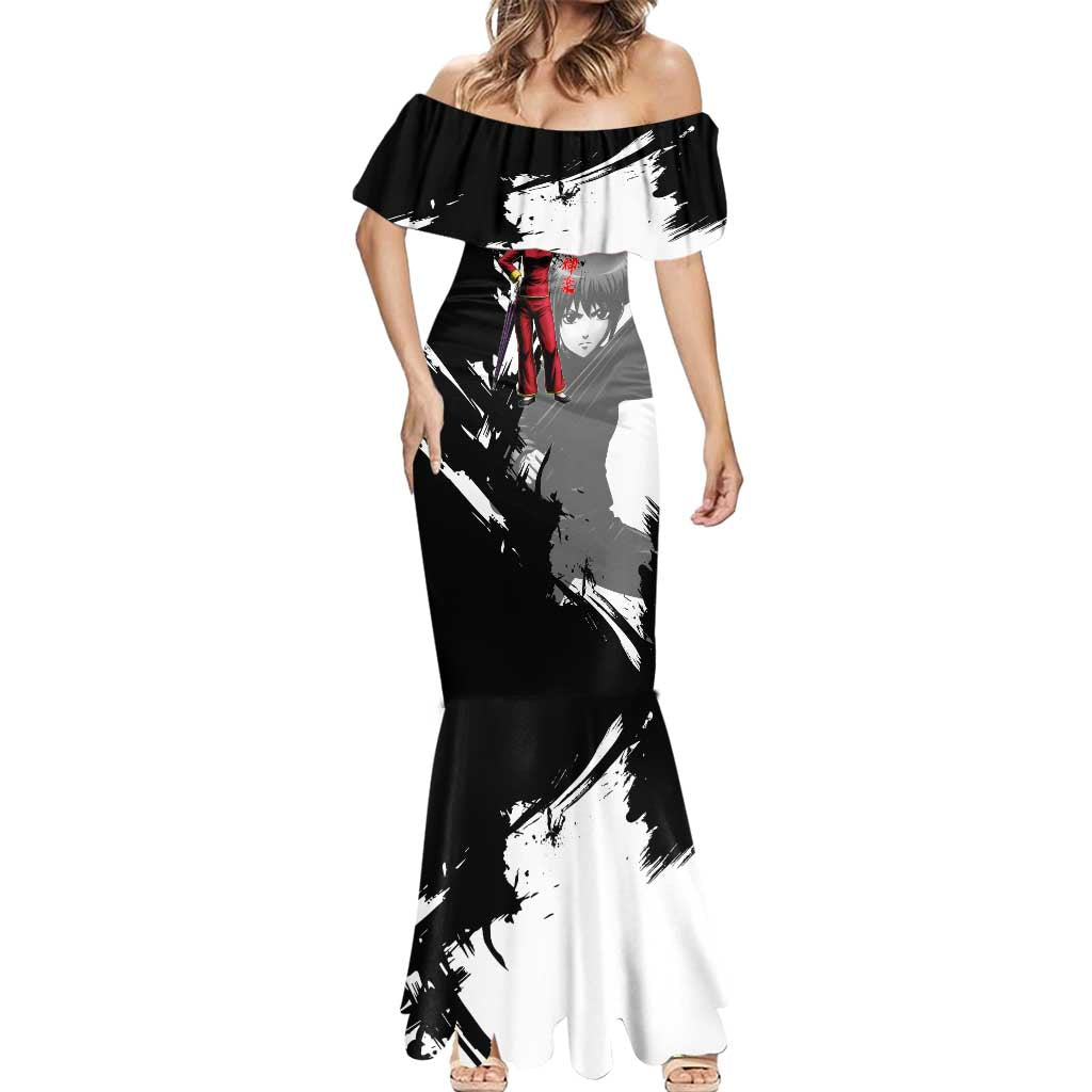 Kagura Mermaid Dress Fierce Comedy Martial Ink Style
