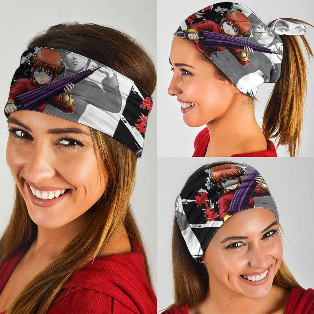 Kagura Neck Gaiter Fierce Comedy Martial Ink Style