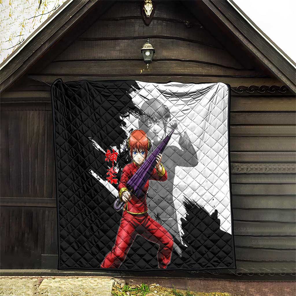 Kagura Quilt Fierce Comedy Martial Ink Style