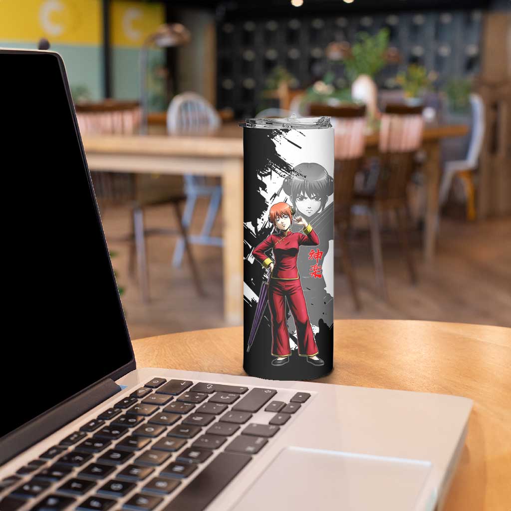 Kagura Skinny Tumbler Fierce Comedy Martial Ink Style