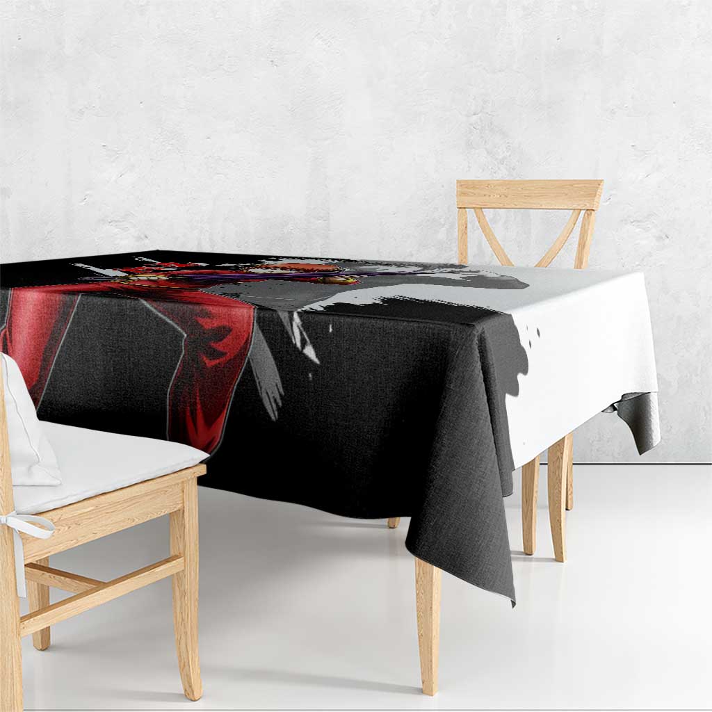 Kagura Tablecloth Fierce Comedy Martial Ink Style