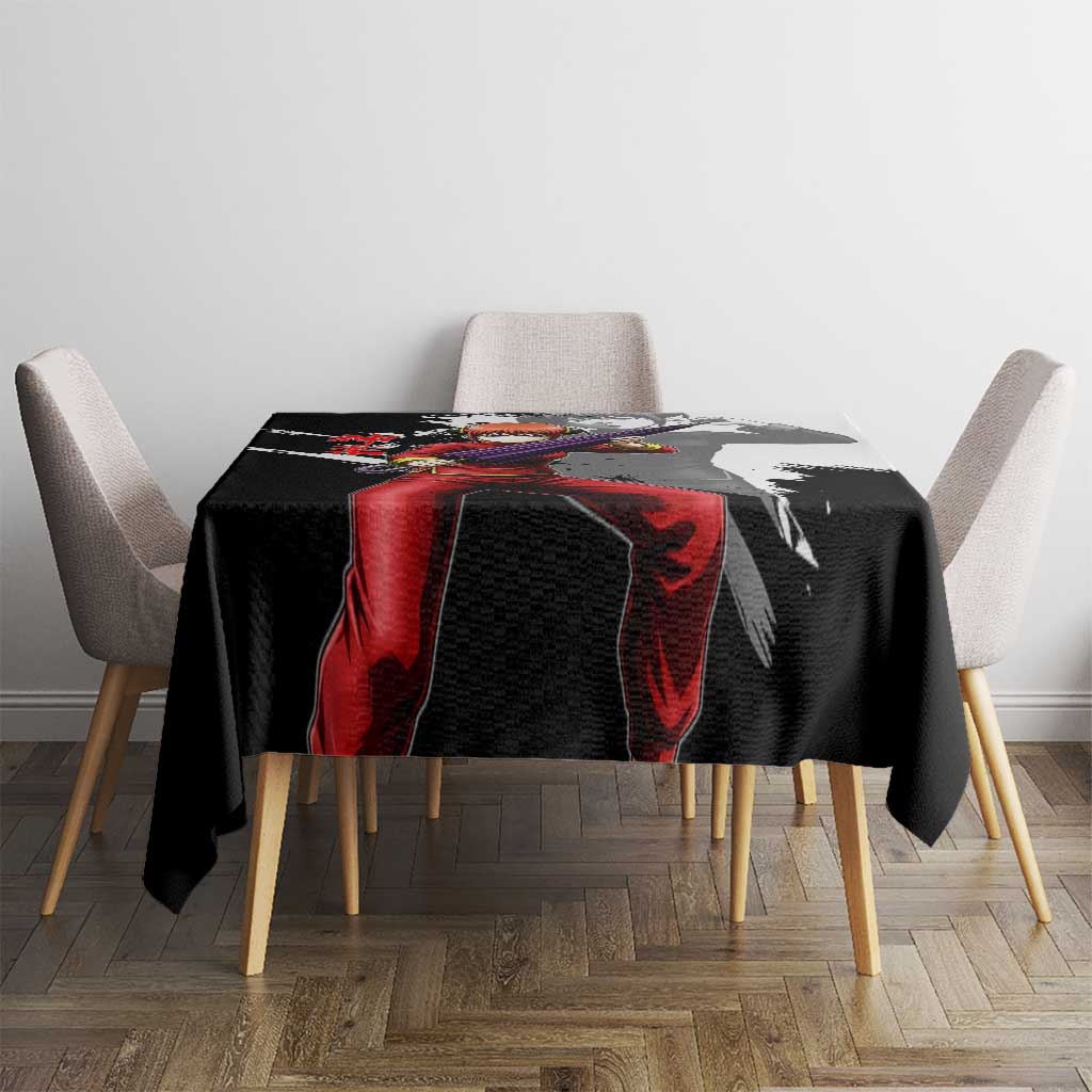 Kagura Tablecloth Fierce Comedy Martial Ink Style
