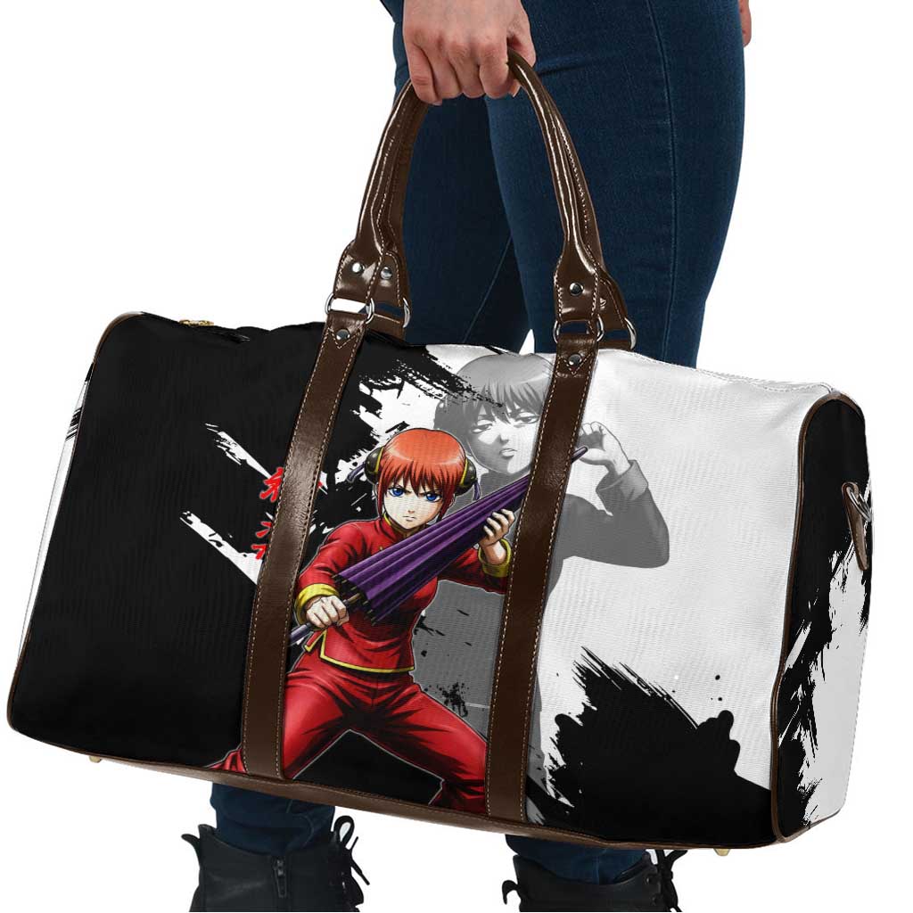 Kagura Travel Bag Fierce Comedy Martial Ink Style