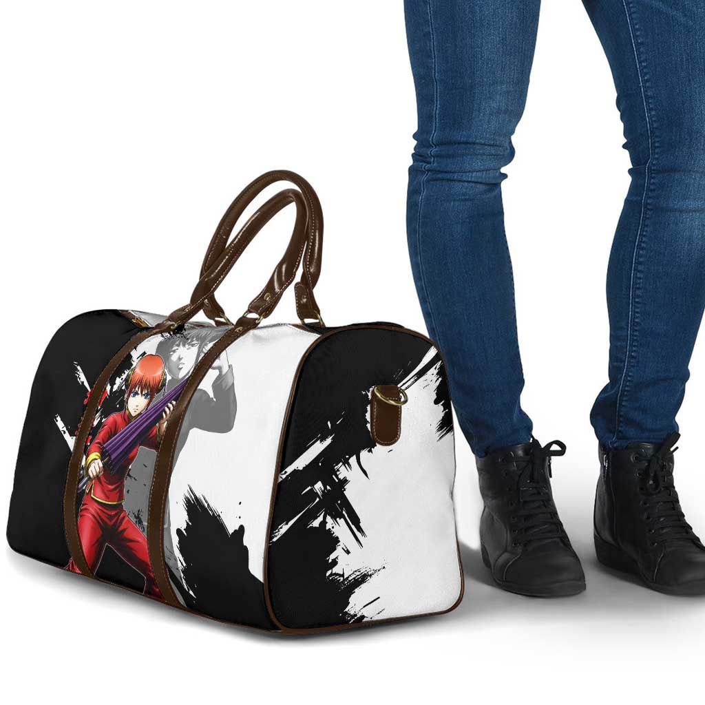 Kagura Travel Bag Fierce Comedy Martial Ink Style