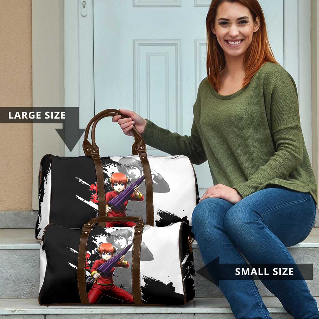 Kagura Travel Bag Fierce Comedy Martial Ink Style