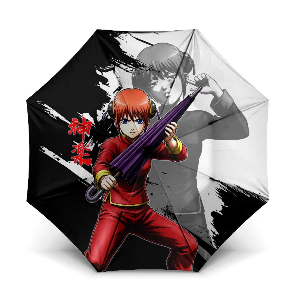 Kagura Umbrella Fierce Comedy Martial Ink Style
