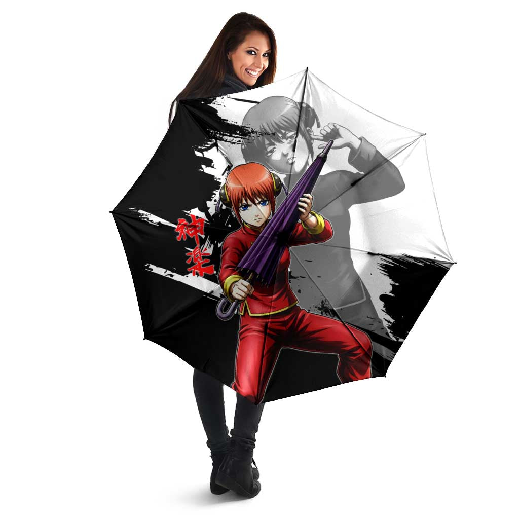 Kagura Umbrella Fierce Comedy Martial Ink Style