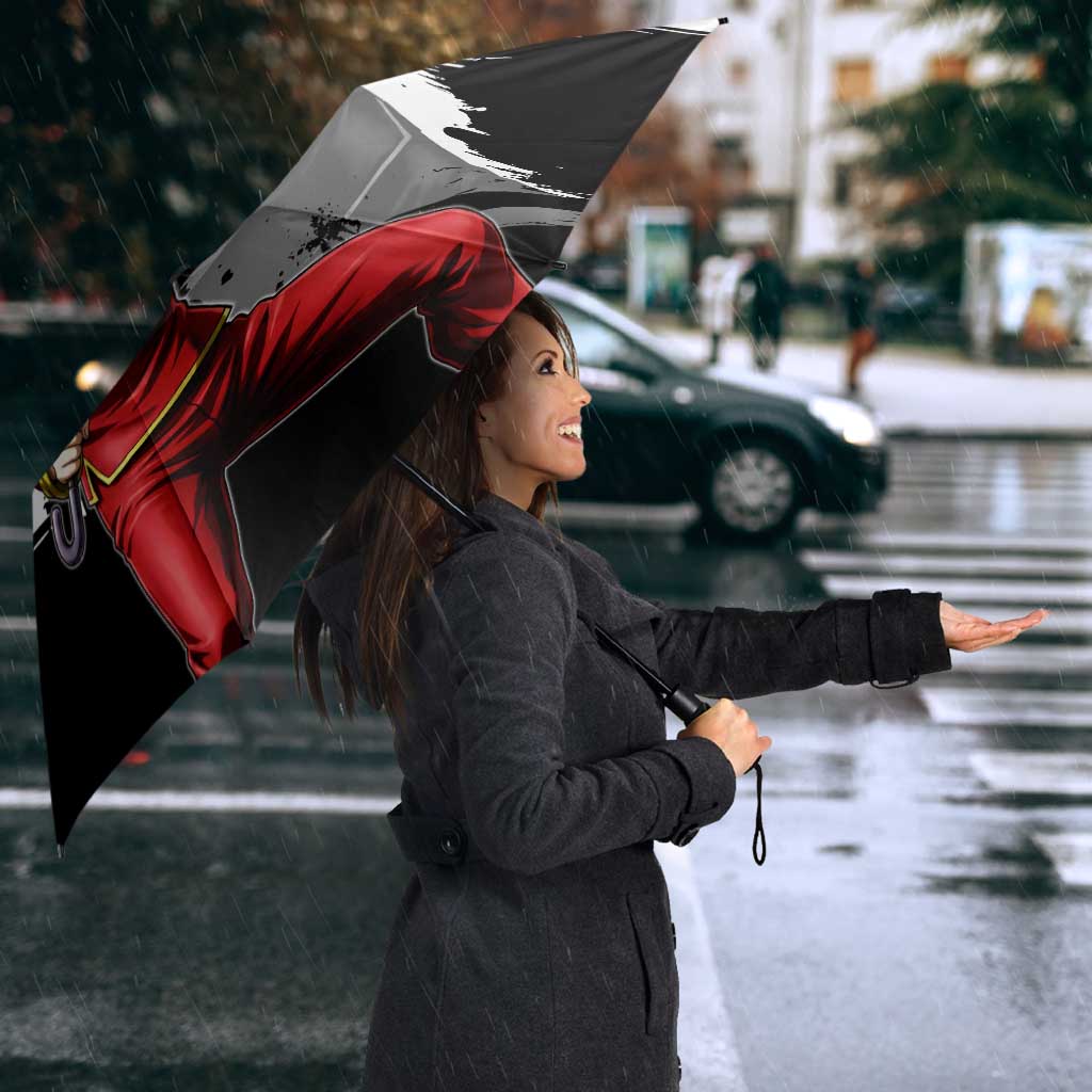 Kagura Umbrella Fierce Comedy Martial Ink Style