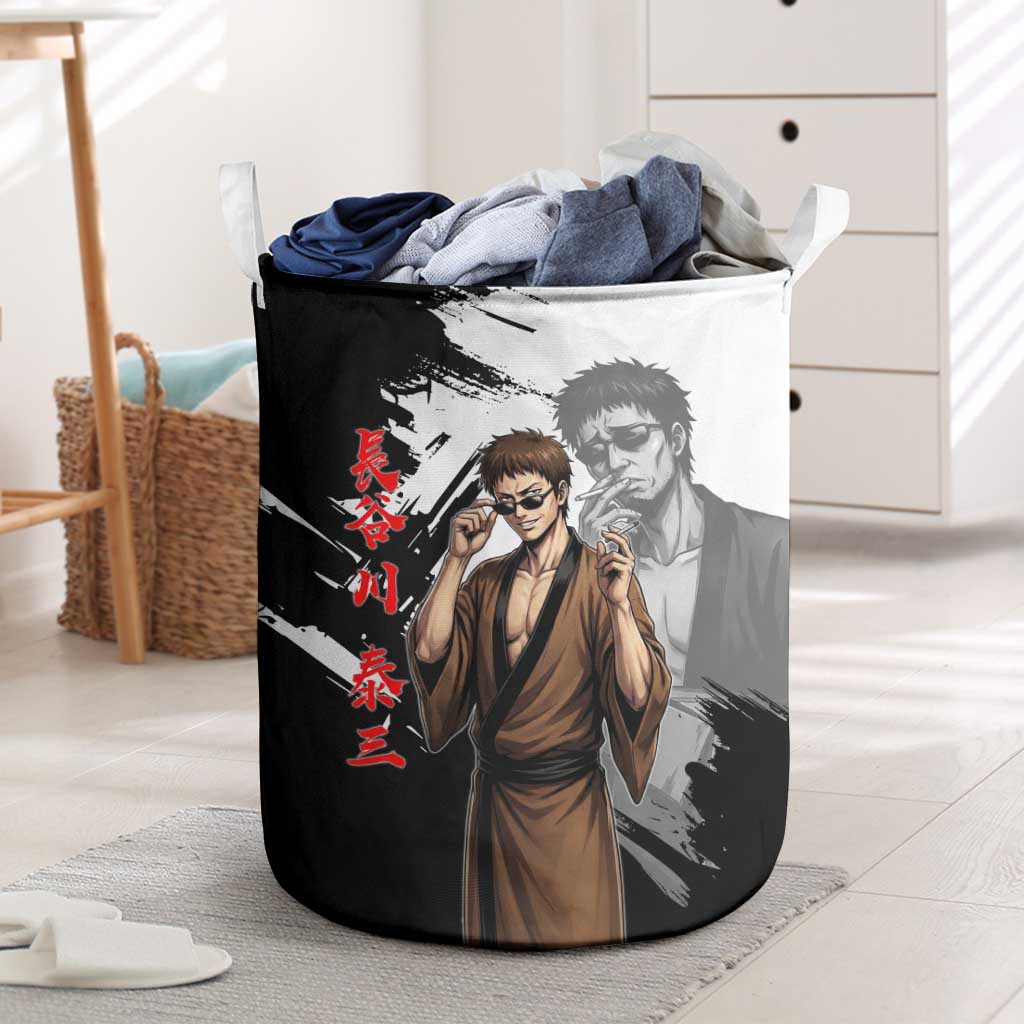 Taizo Hasegawa Laundry Basket Grunge Edo Comedy Ink Style