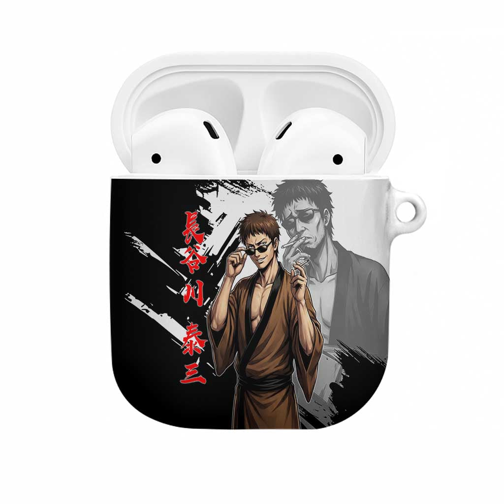 Taizo Hasegawa AirPods Case Grunge Edo Comedy Ink Style