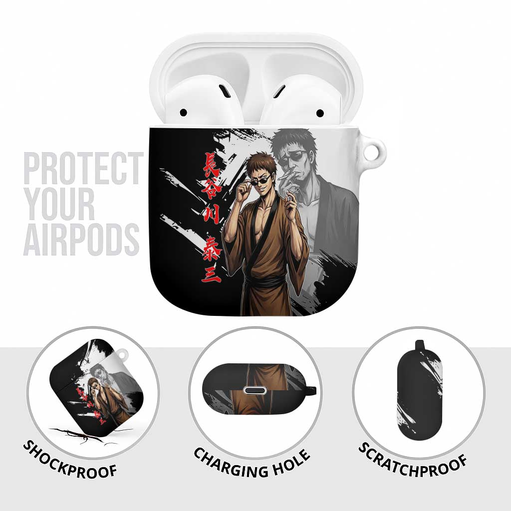 Taizo Hasegawa AirPods Case Grunge Edo Comedy Ink Style