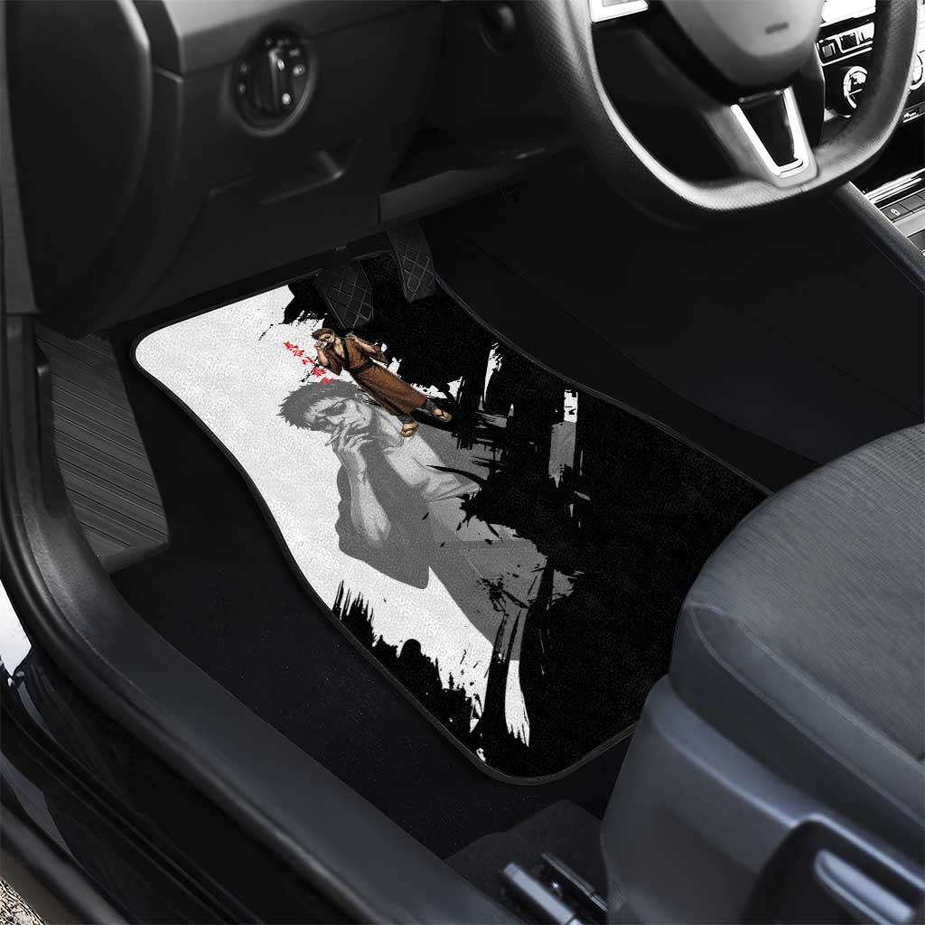 Taizo Hasegawa Car Mats Grunge Edo Comedy Ink Style