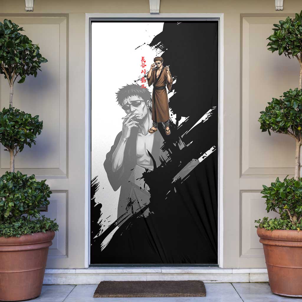 Taizo Hasegawa Door Cover Grunge Edo Comedy Ink Style