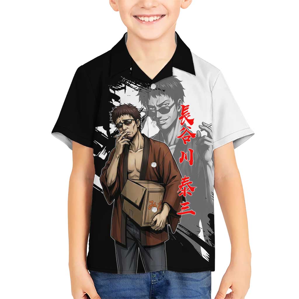 Taizo Hasegawa Hawaiian Shirt Grunge Edo Comedy Ink Style