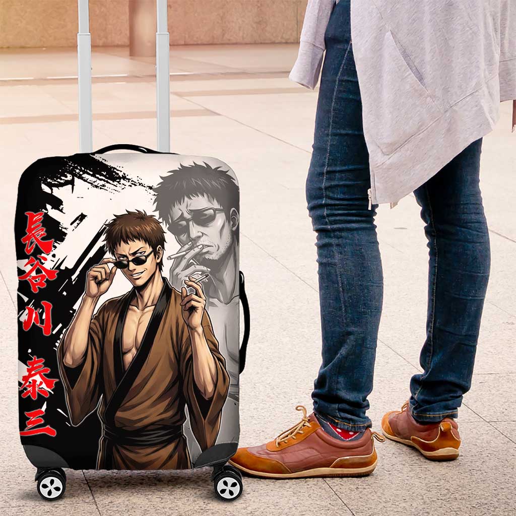 Taizo Hasegawa Luggage Cover Grunge Edo Comedy Ink Style