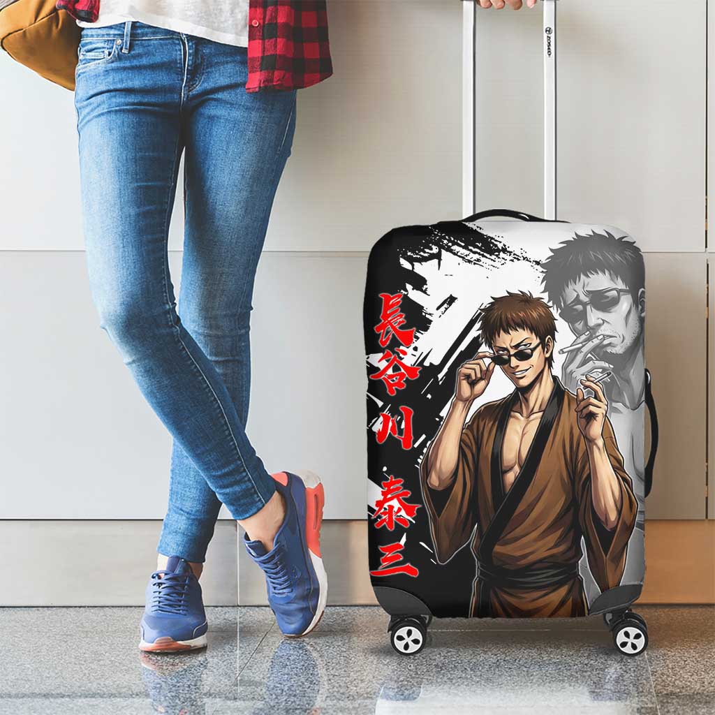 Taizo Hasegawa Luggage Cover Grunge Edo Comedy Ink Style