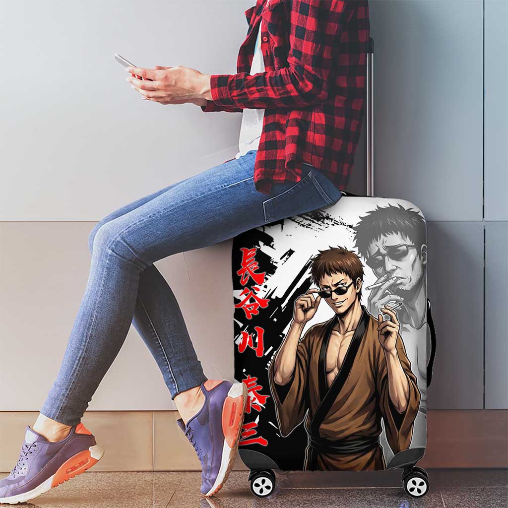 Taizo Hasegawa Luggage Cover Grunge Edo Comedy Ink Style