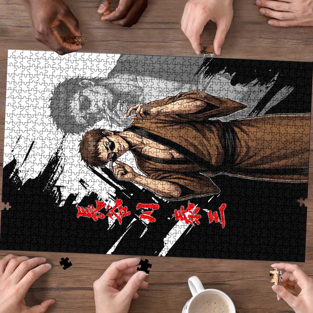 Taizo Hasegawa Puzzle Grunge Edo Comedy Ink Style