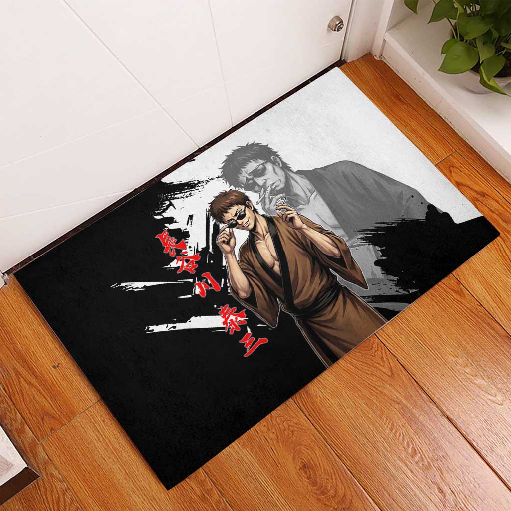 Taizo Hasegawa Rubber Doormat Grunge Edo Comedy Ink Style