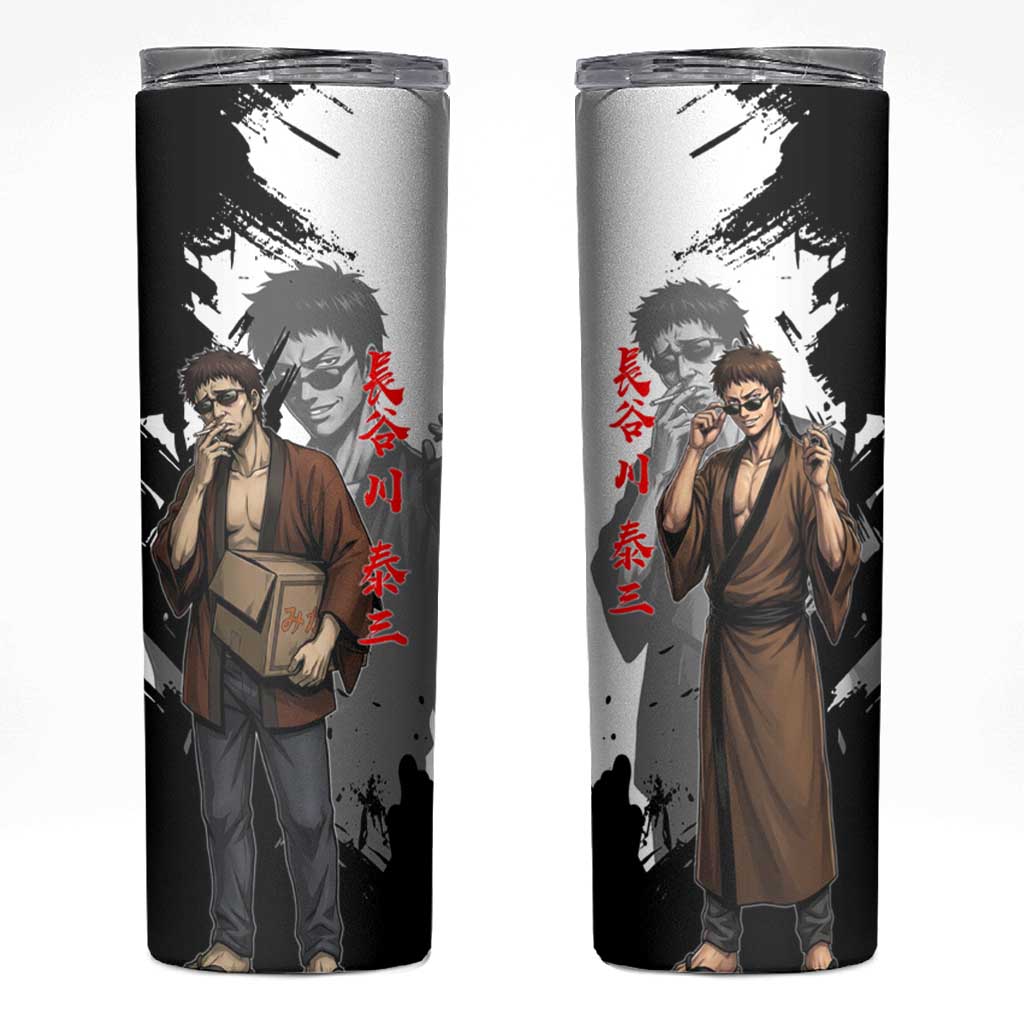 Taizo Hasegawa Skinny Tumbler Grunge Edo Comedy Ink Style