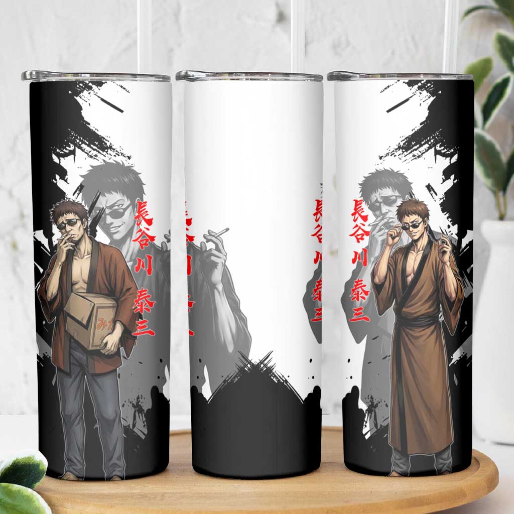Taizo Hasegawa Skinny Tumbler Grunge Edo Comedy Ink Style