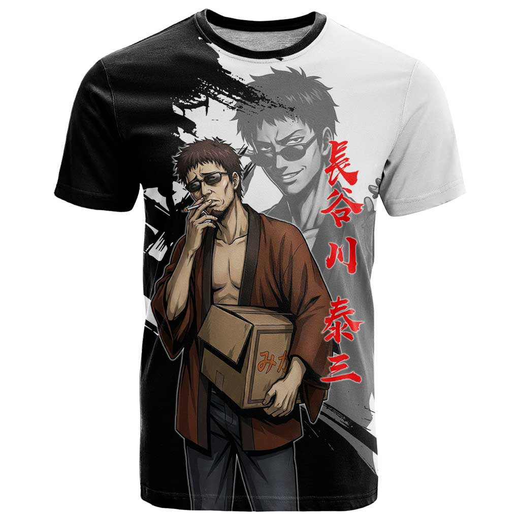 Taizo Hasegawa T Shirt Grunge Edo Comedy Ink Style