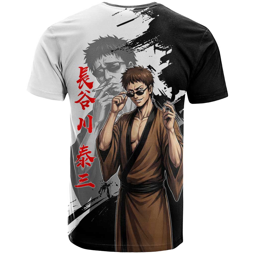 Taizo Hasegawa T Shirt Grunge Edo Comedy Ink Style
