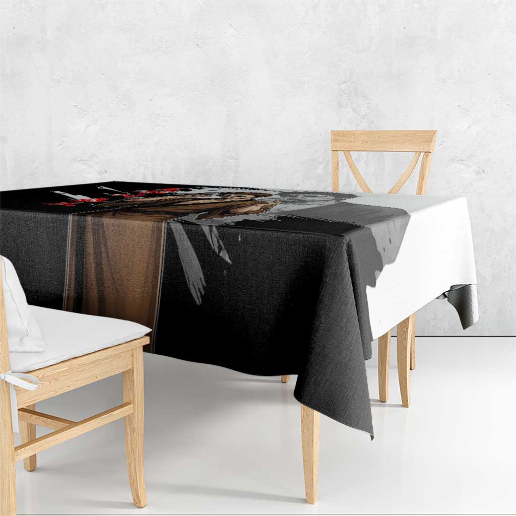 Taizo Hasegawa Tablecloth Grunge Edo Comedy Ink Style