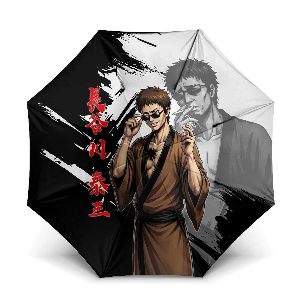 Taizo Hasegawa Umbrella Grunge Edo Comedy Ink Style