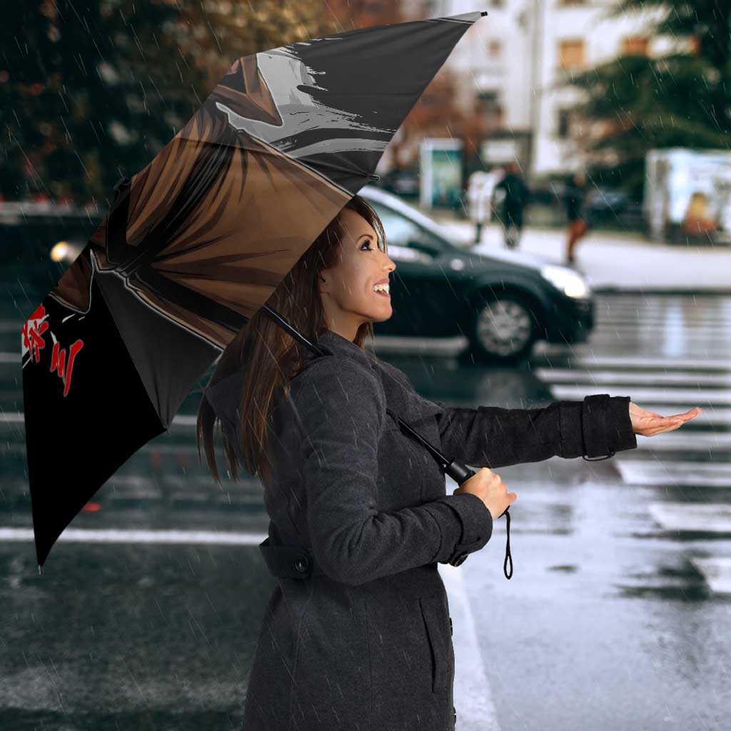 Taizo Hasegawa Umbrella Grunge Edo Comedy Ink Style