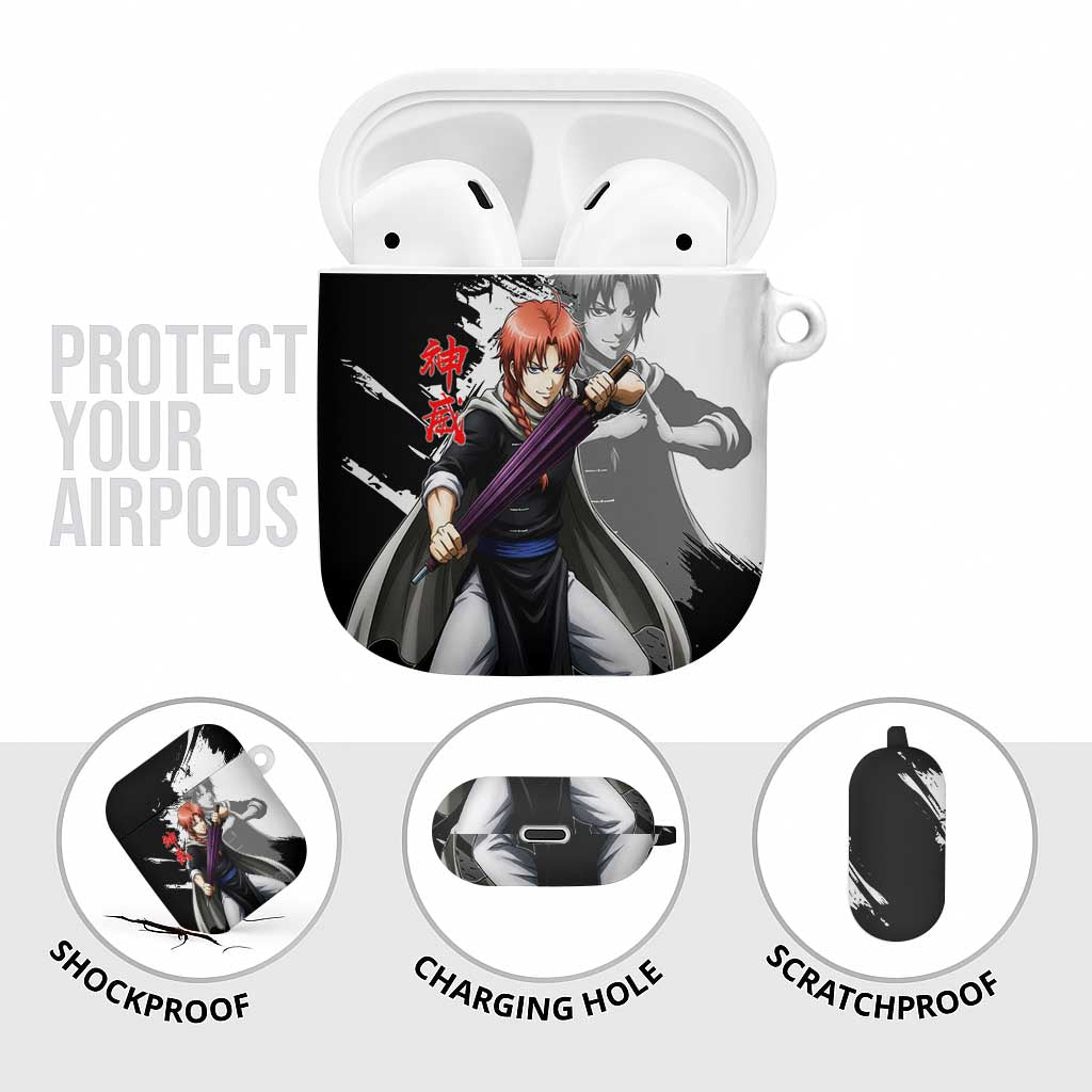 Kamui AirPods Case Rogue Warrior Ink Clash Style