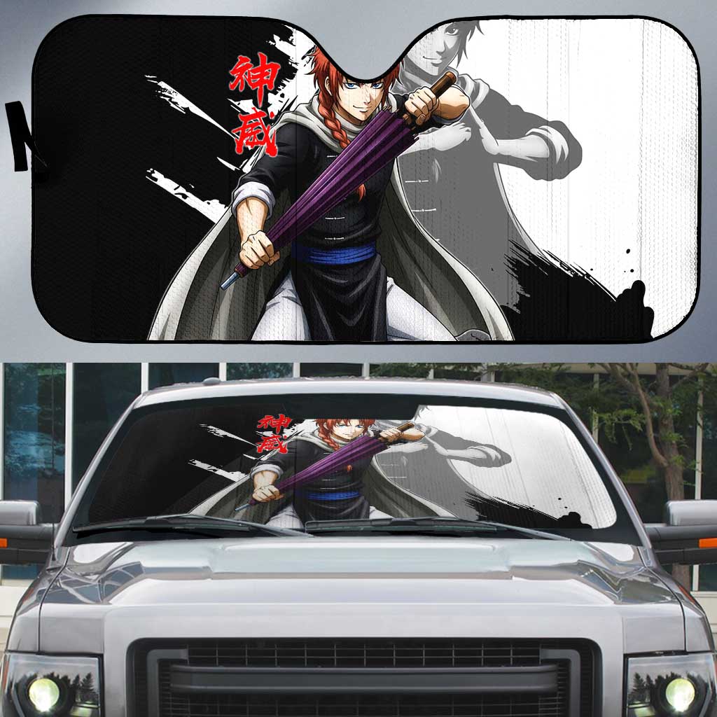 Kamui Auto Sun Shade Rogue Warrior Ink Clash Style