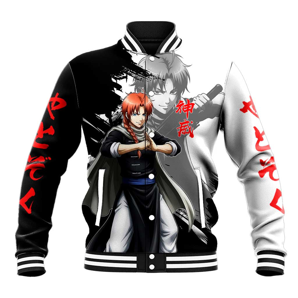 Kamui Baseball Jacket Rogue Warrior Ink Clash Style