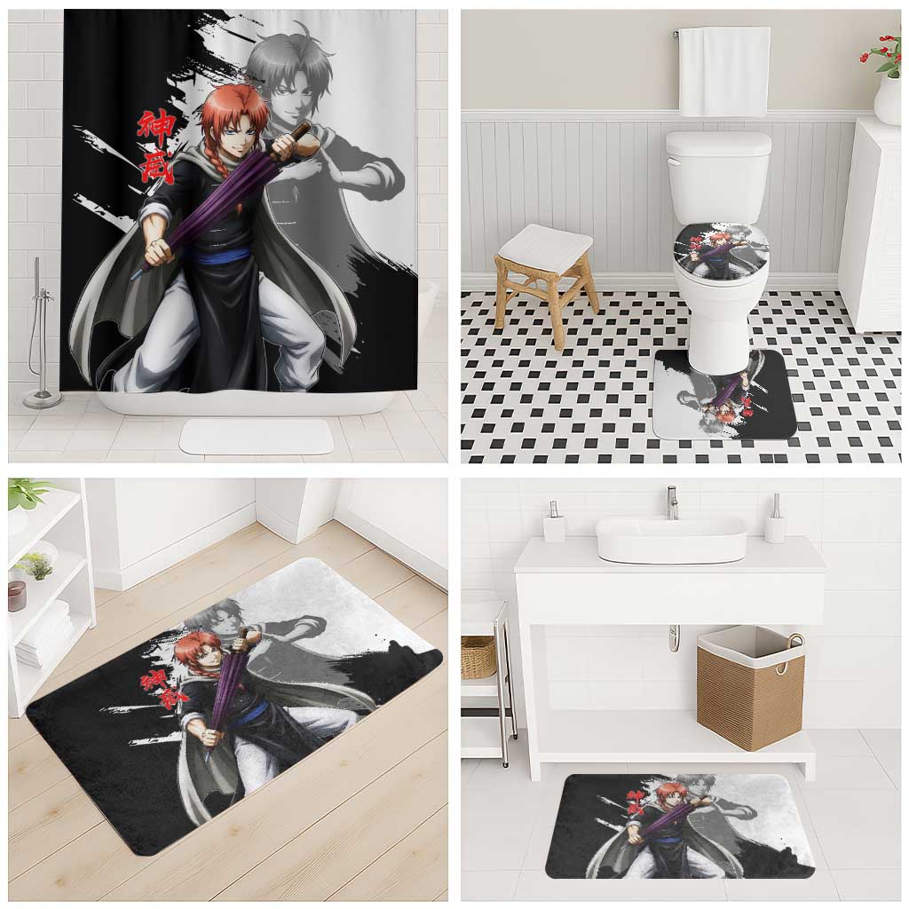 Kamui Bathroom Set Rogue Warrior Ink Clash Style
