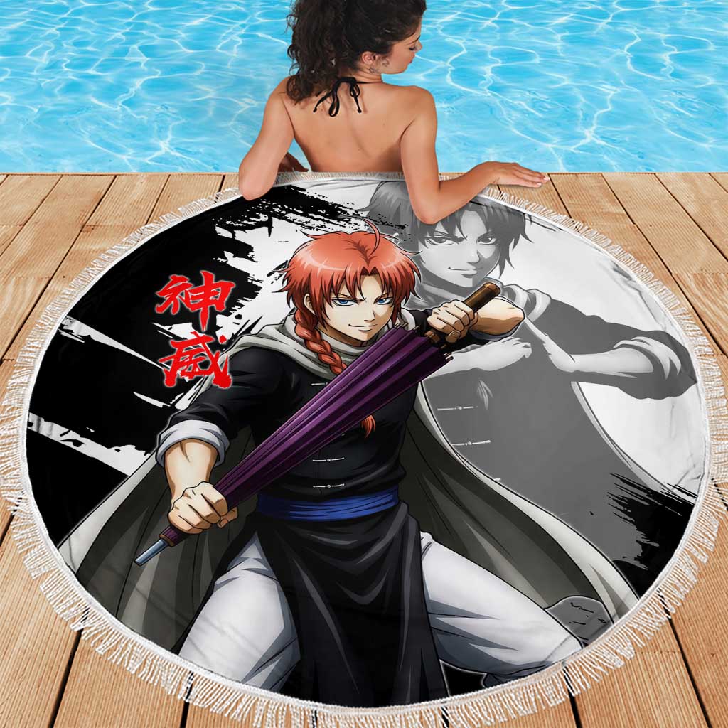 Kamui Beach Blanket Rogue Warrior Ink Clash Style