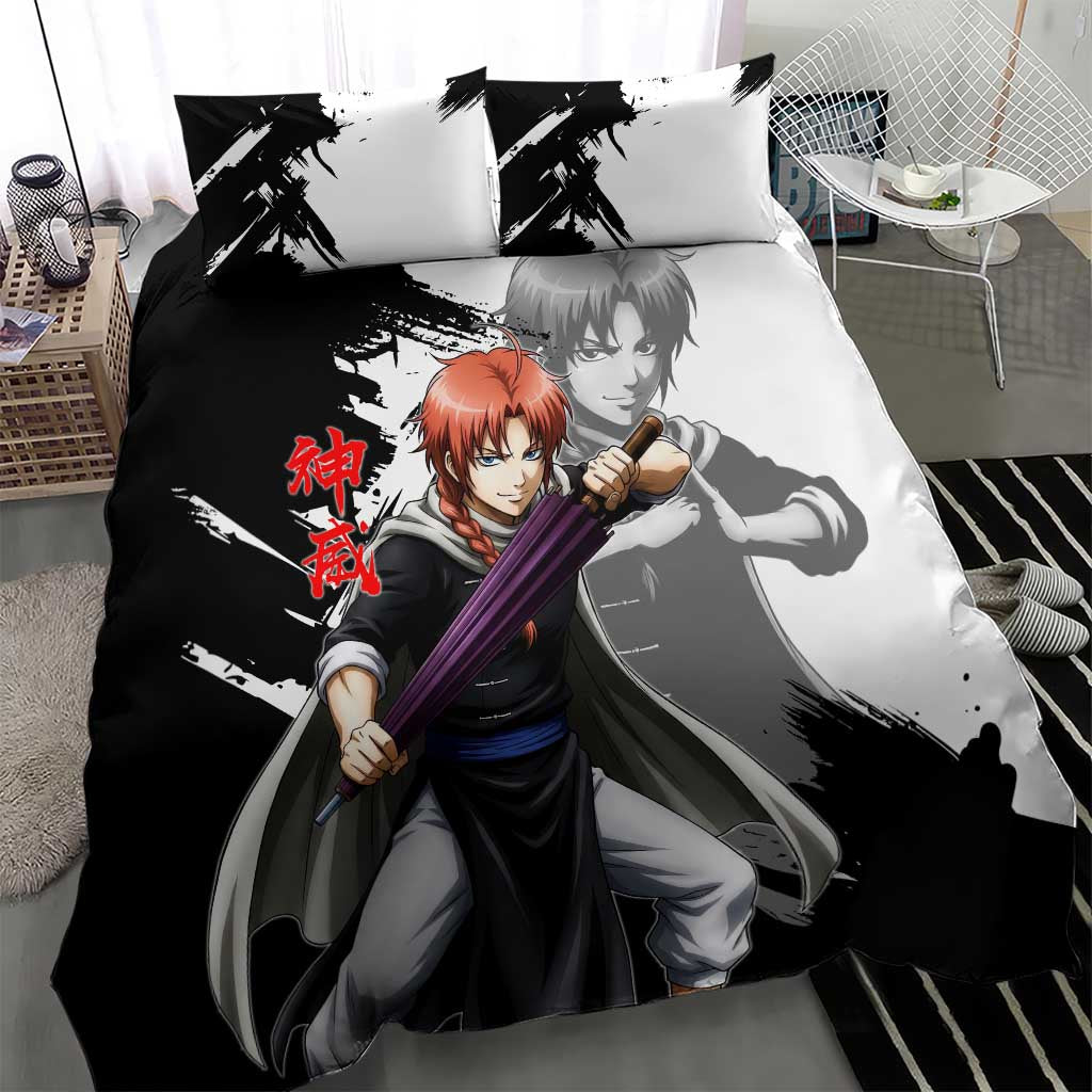 Kamui Bedding Set Rogue Warrior Ink Clash Style