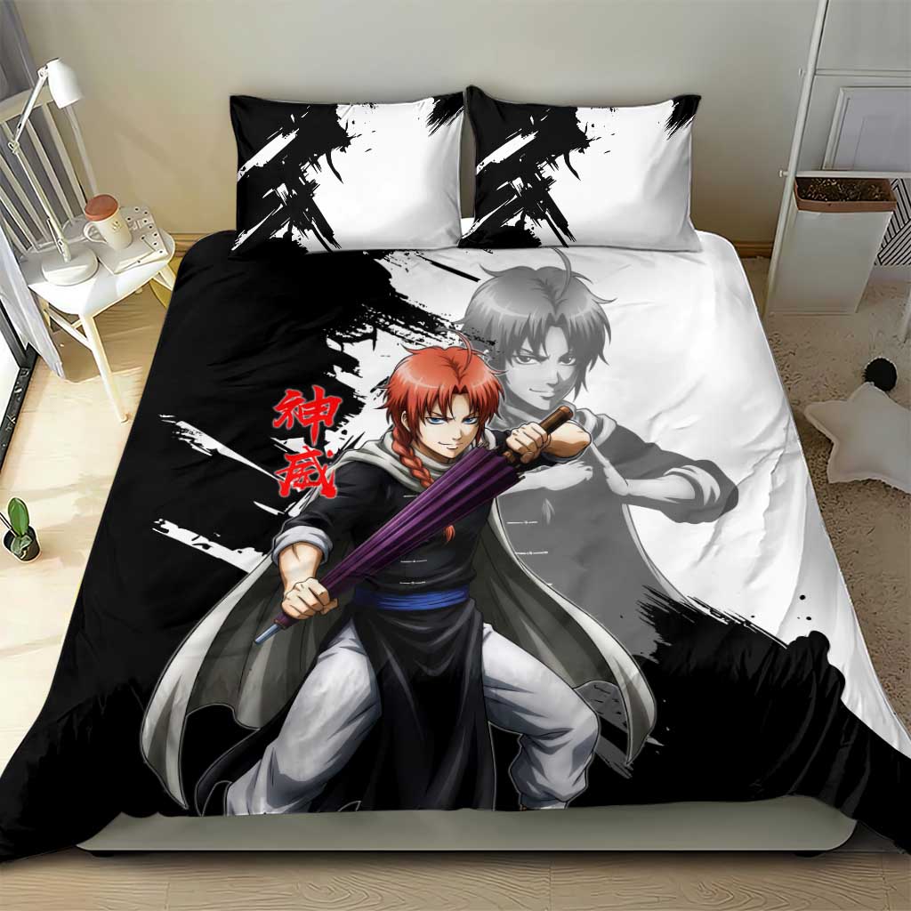 Kamui Bedding Set Rogue Warrior Ink Clash Style