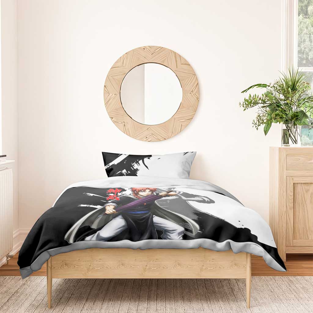Kamui Bedding Set Rogue Warrior Ink Clash Style