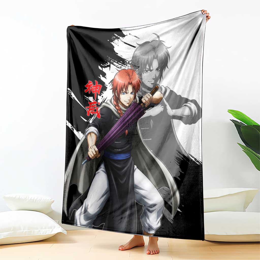 Kamui Blanket Rogue Warrior Ink Clash Style