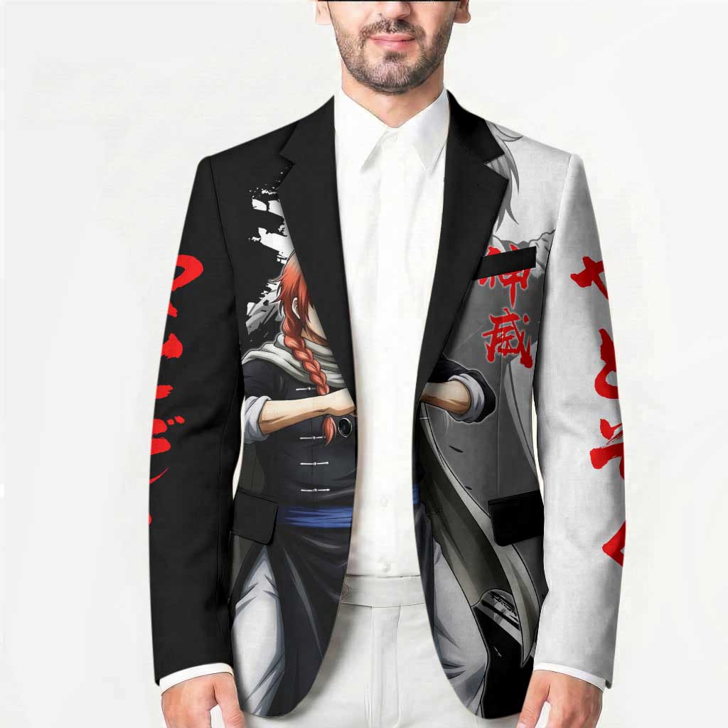 Kamui Blazer Rogue Warrior Ink Clash Style