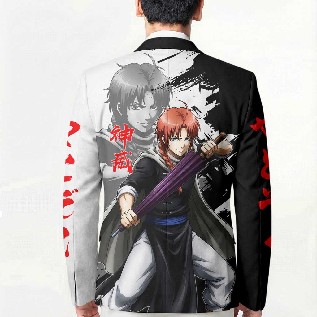 Kamui Blazer Rogue Warrior Ink Clash Style
