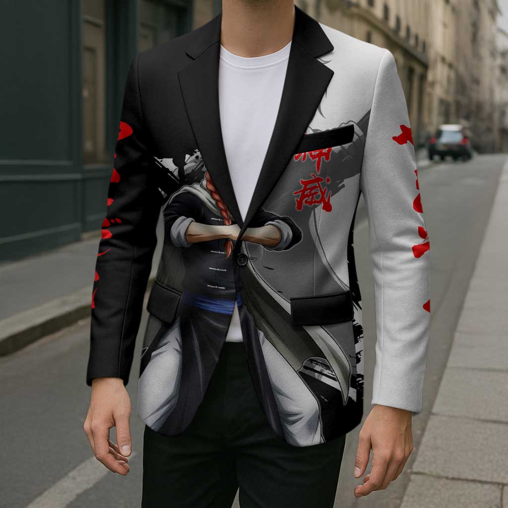 Kamui Blazer Rogue Warrior Ink Clash Style