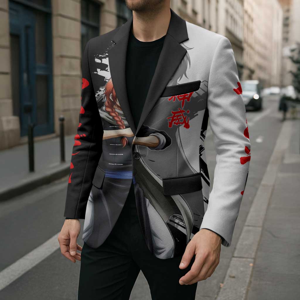 Kamui Blazer Rogue Warrior Ink Clash Style