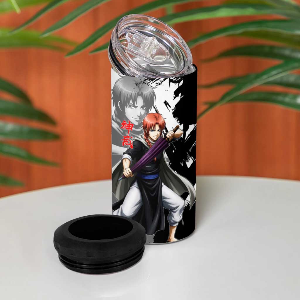 Kamui 4 in 1 Can Cooler Tumbler Rogue Warrior Ink Clash Style