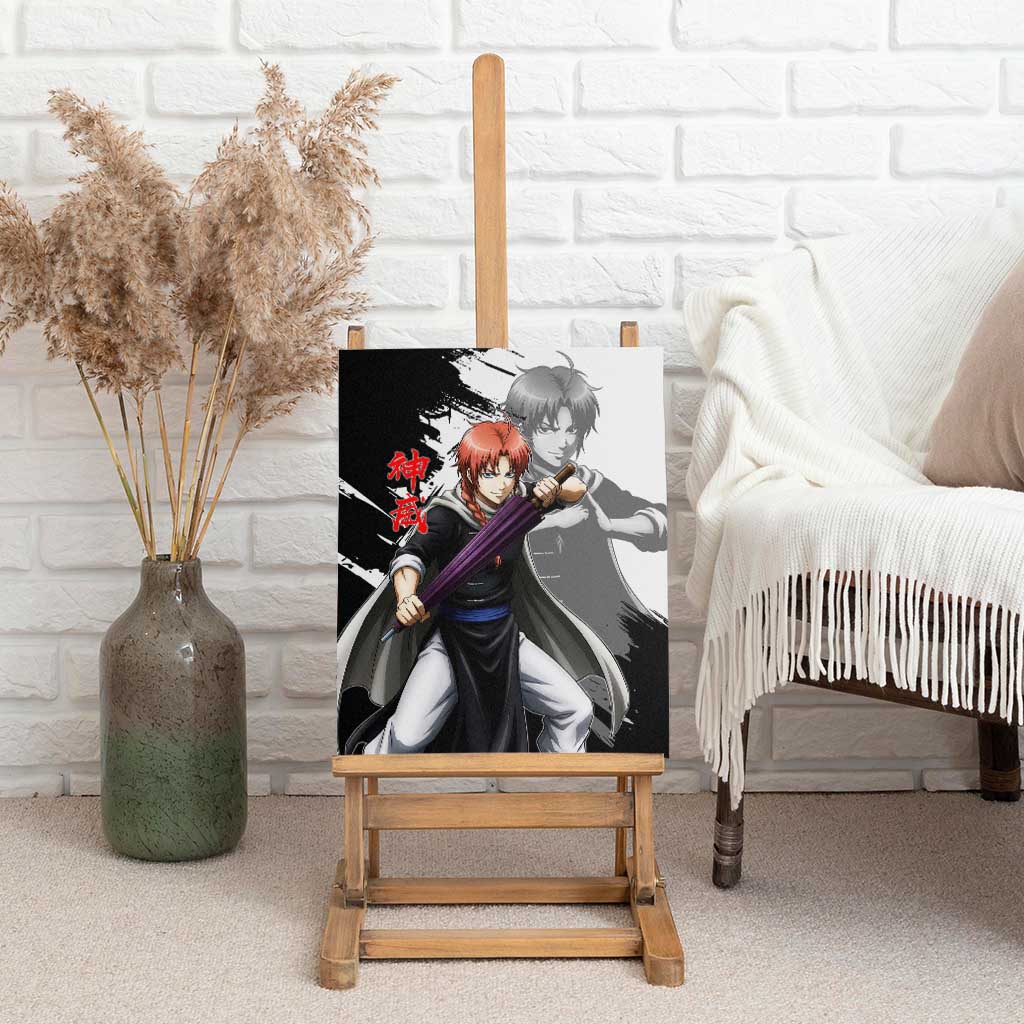 Kamui Canvas Wall Art Rogue Warrior Ink Clash Style